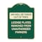 Signmission Air Will Be Taken Out of Tires License Plates Removed from Unauthorized Parkers, A-DES-G-1824-24348 A-DES-G-1824-24348 - alternate 1